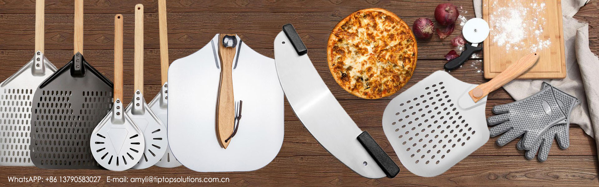 Pizza Peel, pizzavágó, sütőszerszámok,TIPTOP SOLUTIONS CO.,LIMITED